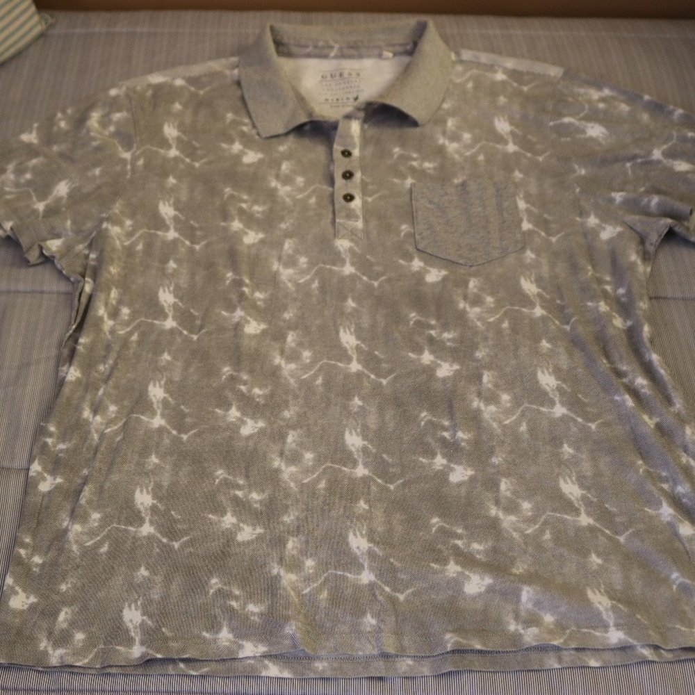 Guess Inc. Men's 5-Button Polo Shirt